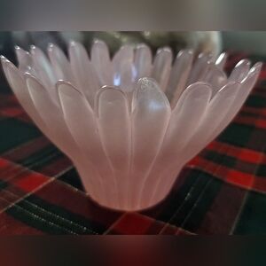 Pink Petal Glass Bowl